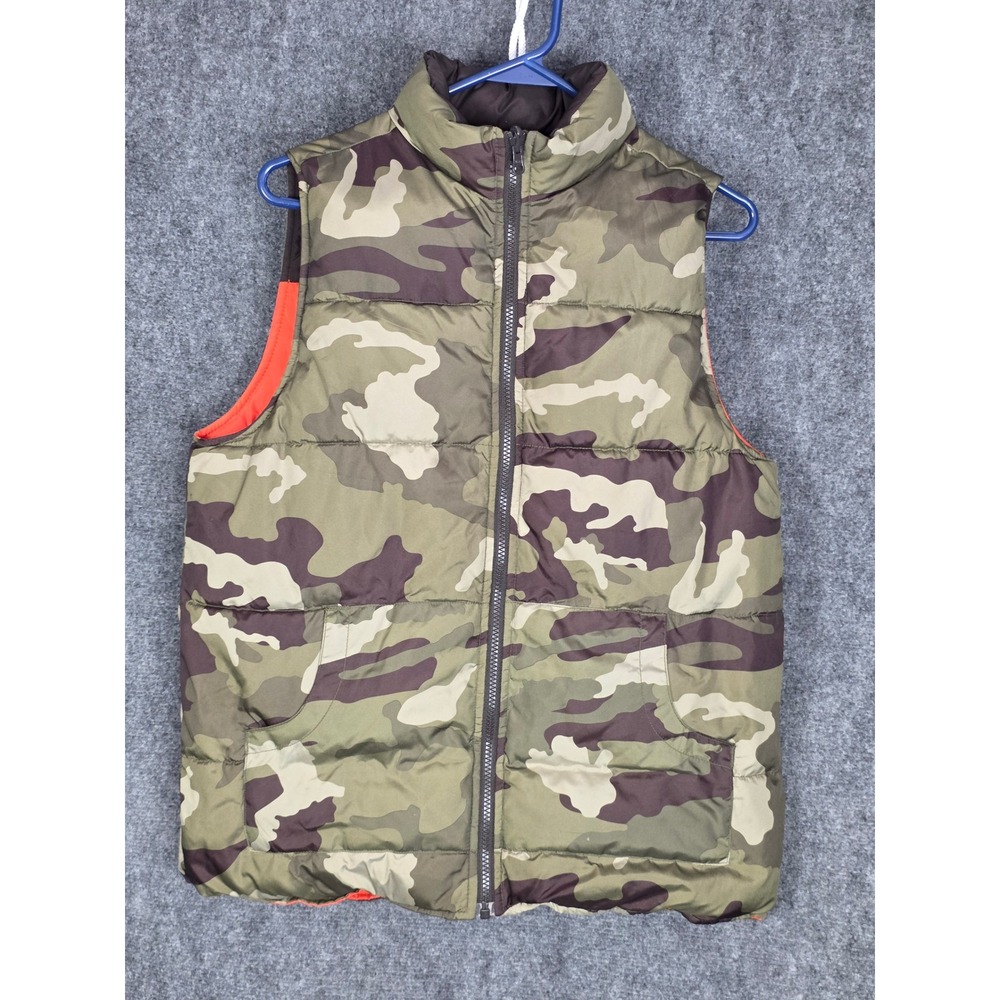 Camo Puffer Vest Mens Sleeveless Padded Quilted Outdoor Casual Layering Hunting
